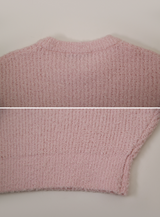 Fruit Boucle Crop Wool Round Knit (8color)