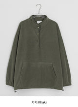 [unisex] バルデト起毛カラーフリーススウェットシャツ