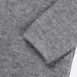 フィットリブマッスルラグランブラッシュドロングスリーブTシャツ