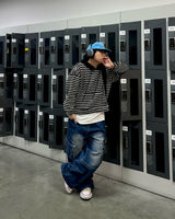 CC knit coloring hood T (3C)