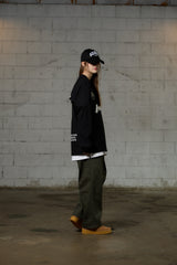 ARI LONG SLEEVE JERSEY T-SHIRT / BLACK