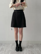 Stitch Banding Midi Skirt