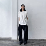 Collarless Henley Tee