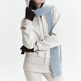 C HAIRY MUFFLER_LIGHT BLUE