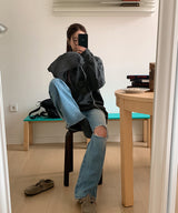 フェアダメージデニムパンツ