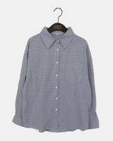 Muten checkered oversized fit long-sleeved shirt