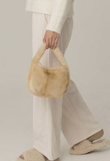 KEETY RABBIT fur mini bag [beige]