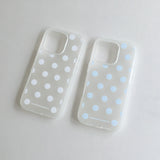 SKYBLUE DOTS CASE ✿