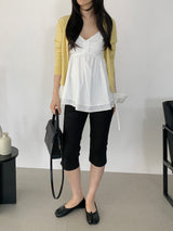 Nanore Round Neck Knit Cardigan