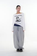 ドリーミングボートネックTシャツ