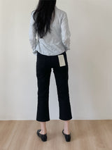 Slit Ankle Length Capri Pants