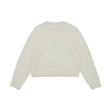 25FW WOMAN BASIC LOGO KNIT IVORY