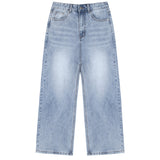 Basic washing denim pants (faded Indigo)