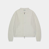 Leaves Knitted Zip Up (3color)