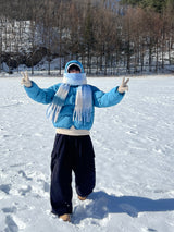 Blue Bear Hooded Padding (4 Colors)