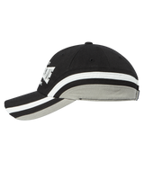 25FW THREE TONE ASYMMETRY COTTON BALL CAP BLACK