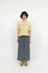 YWD ロゴTシャツ_イエロー