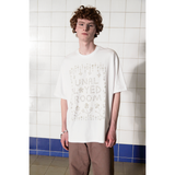 BUTTON LOGO T SHIRT / WHITE