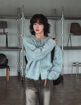 Prague Wool Hair Cardigan