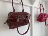 Alligator plum bag