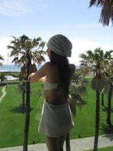 summer stripe beanie