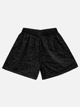 Zan Flower Embossed Short Pants (5c)