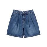 25SS WIDE BASIC DENIM SHORT PANTS BLUE