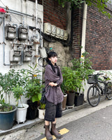 Rui Vintage Wine Check Shirt