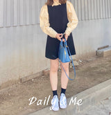 Mini sleeveless dress(onecolor)