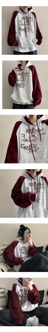 Gwyn Color Line Big Pocket Hoodie