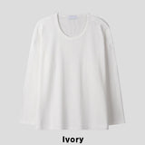 Waffle Button Wide Long Sleeve