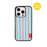 【MADE】スリーピー ストライプ モーニング スカイ iPhoneケース [Glossy Glass/Magsafe]
