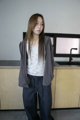 smooth hoodie zip-up(4colors)