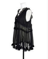 bennett chiffon & frill tiered bl / ops
