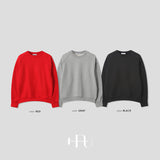 [HFORUS MADE]Layer Shoulder Sweatshirt IN RED