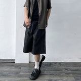 3D Seamed Wide Shorts