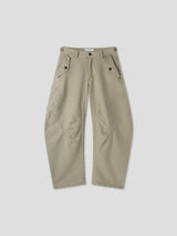 Arthur pin curved pants