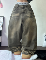 MUD CAT ウォッシングバルーンデニムパンツ 🤎🧸