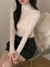 KN Daily Women Turtleneck T-Shirt (4color)