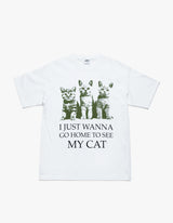 マイハウスキャットTシャツ - ホワイト