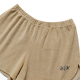Terry comfort shorts_butter