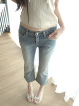 capri denim pants