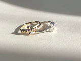 Mini Stud Cross Ring