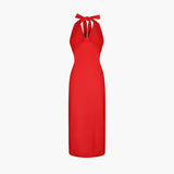 Marilyn Dress in Tomato