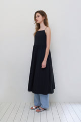 Summer tie dress_black