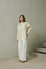 NOAH WIDE PANTS / ECRU
