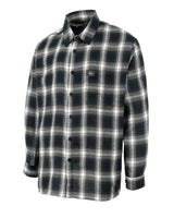 Mwoong Check Flannel Shirts(BLACK)