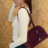 Yerr Square Bag (burgundy)