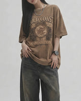 (UNISEX) コーストピグメントボクシーフィットTシャツ 26SS-007