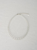 Silver925_グラデーションホワイトクオーツ_ネックレス (2colors)
